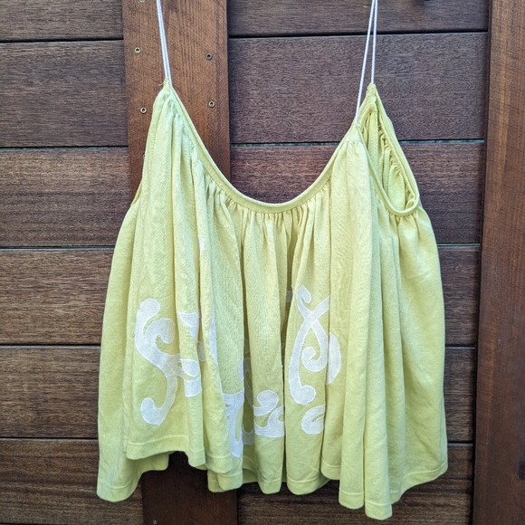 Free People On the Clouds top in Lemon Ivory - Picture 4 of 6